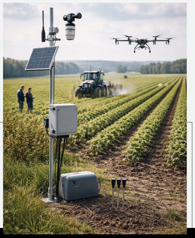 Разработка IoT мониторинга полей в Шадринске от 8790 р. | АвикейШдр